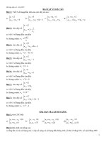 Bài tập về cấp số cộng và cấp số nhân