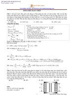 bài tập dòng điện xoay chiều hay