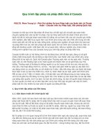 Quy trình lập pháp và pháp điển hóa ở Canada