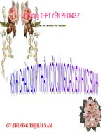 Giáo án SO2-GVG Bắc Ninh