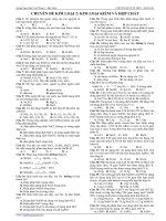 Kim loại kiềm - kiềm thổ - nhôm