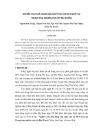 Nghiên cứu khả năng sản xuất của vịt M14 nuoi tại trung tâm nghiên cứu vịt đại xuyên