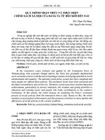 Quá trình nhận thức và thực hiện chính xác xã hội của Đảng ta từ đổi mới đến nay