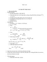 LÝ THUYẾT TÍNH TOÁN KẾT CẤU BÊ TÔNG CỐT THÉP