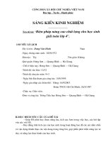 BÁO CÁO THỰC TẬP-BIỆN PHÁP NÂNG CAO CHẤT LƯỢNG GIẢI TOÁN CHO HỌC SINH LỚP 4