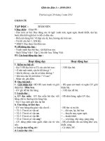 giáo án tuần 29 lớp 1