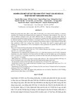 Nghiên cứu một số chỉ tiêu kinh tế kỹ thuật của bò sữa Úc nhập nội Việt Nam (năm 2002-2004)