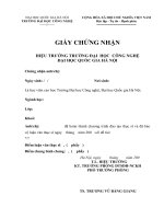 Giấy chứng nhận tốt nghiệp.