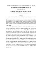 Nghiên cứu hoàn thiện và ứng dụng môi trường pha loãng bảo tồn tinh dịch lợn dài ngày phù hợp với điều kiện việt nam