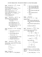 ÔN THI TÔT NGHIỆP VÀ TUYỂN SINH