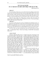 Yếu tố con người từ lý thuyết tổ chức đến thực tiễn quản trị