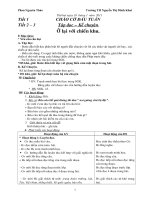 giáo án môn tiếng việt 3 tuần 20