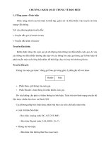 BÁO CÁO- KHÁI QUÁT CHUNG VỀ BÁO HIỆU