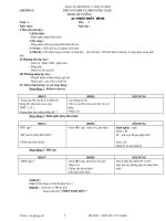 Giáo án hình học 11 Cơ Bản