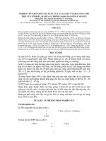 Nghiên cứu khả năng sản xuất của gà lai tp2 và khả năng cho thịt của tổ hợp lai giữa gà trống Sasso X44 với gà mái TP2