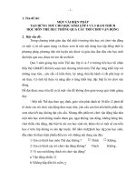 BÁO CÁO THỰC TẬP-MỘT VÀI BIỆN PHÁP TẠO HỨNG THÚ CHO HỌC SINH LỚP 4 VÀ 5 HAM THÍCH HỌC MÔN THỂ DỤC THÔNG QUA CÁ TRÒ CHƠI VẬN ĐỘNG