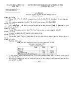 De thi chon HSG cap tinh Dia li 12