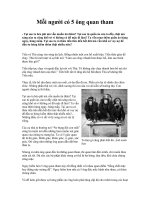 Mỗi người có 5 ông quan tham