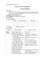 giáo án anh lớp 12-unit 3