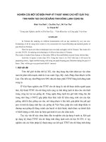 Nghiên cứu một số biện pháp kỹ thuật nâng cao kết quả thụ tinh nhân tạo cho dê bằng tinh đông lạnh cọng rạ
