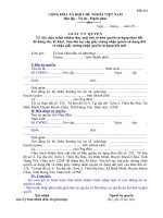 Giấy ủy Quyền cấp giấy cnqsd đất