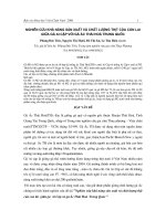 Nghiên cứu khả năng sản xuất và chất lượng thịt của con lai giữa gà Ai Cập với gà ác Thái Hoà Trung Quốc