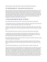 BÀN VỀ SỬ DỤNG THUẬT NGỮ PHÁP LÝ TRONG MỘT SỐ BỘ LUẬT HIỆN HÀNH