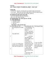 giáo án hình học 12-nâng cao học kì 1