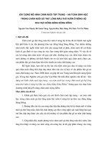 Xây dựng mô hình chăn nuôi tập trung – an toàn sinh học trong chăn nuôi gà thịt lông màu thả vườn ở nông hộ khu vực đồng bằng sông hồng