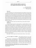 Phân tích hệ thống giám sát ngân hàng Việt Nam