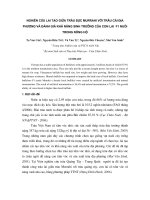 Nghiên cứu lai tạo giữa trâu đực Murrahi với trâu cái địa phương và đánh giá khả năng sinh trưởng của con lai F1 nuôi trong nông hộ