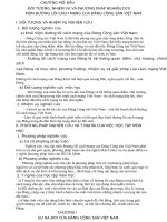 ĐỐI TƯỢNG, NHIỆM VỤ VÀ PHƯƠNG PHÁP NGHIÊN CỨUMÔN ĐƯỜNG LỐI CÁCH MẠNG CỦA ĐẢNG CỘNG SẢN VIỆT NAM