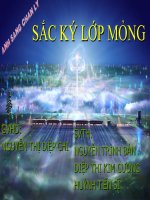 slide Sắc ký lớp mỏng trong hóa thực vật