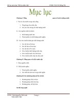 4.Tính toán thiết kế hệ thống xử lý nước cấp phục vụ cho các phân xưởng giặt ủi công nghiệp