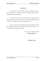 đồ án kỹ thuật công trình biển Phân tích lựa chọn sơ bộ mặt cắt đê bao gồm lựa chọn tuyến đê,cấp công trình và lựa chọn mặt cắt ngang .