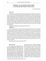 Nghiên cứu xu hướng phát triển của thị trường bán lẻ Việt Nam