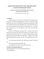 Nghiên cứu một số giải pháp kỹ thuật nhằm phòng chống “chua sữa” ở bò đang khai thác sữa