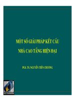 BÀI BÁO CÁO-GIẢI PHÁP KẾT CẤU NHÀ CAO TẦNG