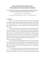 Một số vấn đề hiện trạng chăn nuôi hươu ở huyện hương sơn (hà tĩnh) và quỳnh lưu (nghệ an)