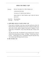 BÁO CÁO THỰC TẬP-TẠI TRUNG TÂM DỊCH VỤ VIỄN THÔNG KVI đề tài tìm hiểu hệ thống axe 810