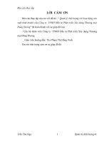 đồ án kỹ thuật xây dựng Quản lý chất lượng với hoạt động sản xuất kinh doanh của Công ty TNHH Đầu tư Phát triển Xây dựng Thương mại Đông Dương