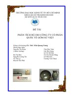 BÀI BÁO CÁO THỰC TẬP-PHÂN TÍCH RỦI RO CÔNG TY CỔ PHẦN QUỐC TẾ GỐM SỨ VIỆT