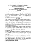 SỬ DỤNG NGUỒN THỨC ĂN ĐỊA PHƯƠNG TẠI THANH HÓA ĐỂ NUÔI NGAN PHÁP SINH SẢN R51