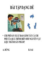 TRẮC NGHIỆM KẾ TOÁN DẠNG DỄ