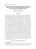 Nghiên cứu hiệu quả của việc sử dụng khoáng vi lượng hữu cơ (amino axit chelate) trong nuôi dưỡng lợn nái giai đoạn nuôi con và lợn con giai đoạn sau cai sữa