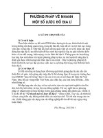 Vẽ nhanh một số lược đồ Địa lí