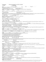 đề thi thử đại học hóa 2011 có đáp án