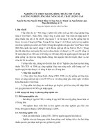 Nghiên cứu chọn tạo hai dòng thuần TD3 và TD4 gà công nghiệp lông màu năng suất, chất lượng cao