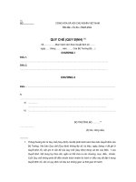 Qui chế(qui định).