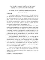 Đánh giá hiện trạng đàn trâu ở một số địa phương đại diện cho các vùng trâu tốt trong nước